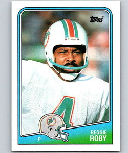 1988 Topps #195 Reggie Roby NM-MT  Miami Dolphins 