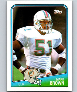 1988 Topps #201 Mark Brown NM-MT  Miami Dolphins 