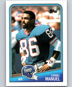 1988 Topps #276 Lionel Manuel NM-MT  New York Giants 