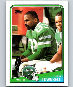 1988 Topps #306 Jo Jo Townsell NM-MT  RC Rookie New York Jets 
