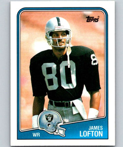 1988 Topps #329 James Lofton NM-MT  Los Angeles Raiders 