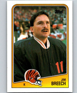 1988 Topps #344 Jim Breech NM-MT  Cincinnati Bengals 