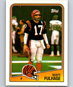 1988 Topps #346 Scott Fulhage NM-MT  RC Rookie Cincinnati Bengals 