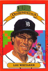 1990 Donruss #16 Lou Whitaker DK NM-MT Detroit Tigers 