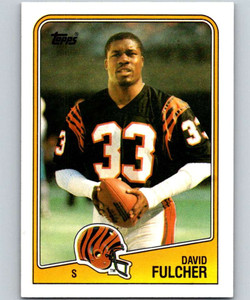 1988 Topps #349 David Fulcher NM-MT  RC Rookie Cincinnati Bengals 