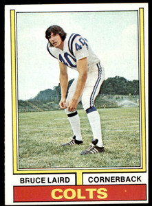 1974 Topps #96 Bruce Laird VG Baltimore Colts 