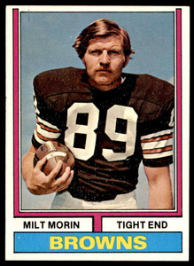 1974 Topps #466 Milt Morin VG Cleveland Browns 