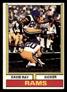 1974 Topps #443 David Ray VG Los Angeles Rams 