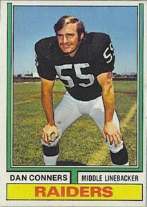 1974 Topps #358 Dan Conners VG Oakland Raiders 