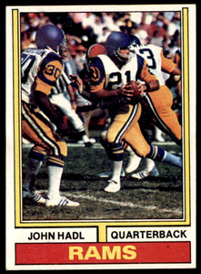 1974 Topps #50 John Hadl VG Los Angeles Rams 