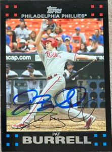 Pat Burrell Autographed 2007 Topps #441 
