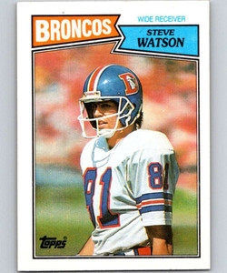 1987 Topps #35 Steve Watson VG  Denver Broncos 