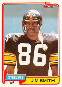 1981 Topps #131 Jim Smith VG Pittsburgh Steelers 