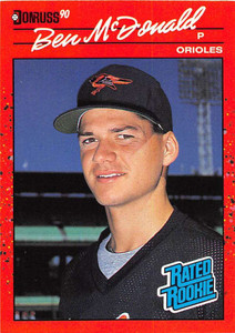 1990 Donruss #32 Ben McDonald NM-MT RC Rookie Baltimore Orioles 