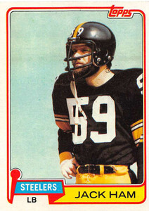 1981 Topps #235 Jack Ham VG Pittsburgh Steelers 