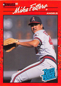 1990 Donruss #35 Mike Fetters NM-MT RC Rookie California Angels 