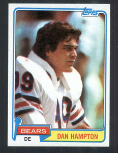 1981 Topps #316 Dan Hampton VG RC Rookie Chicago Bears 