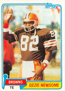1981 Topps #435 Ozzie Newsome VG Cleveland Browns 