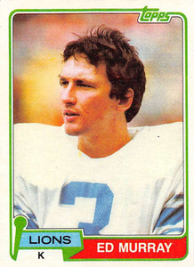 1981 Topps #440 Eddie Murray VG RC Rookie Detroit Lions 