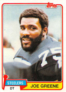 1981 Topps #495 Joe Greene VG Pittsburgh Steelers 