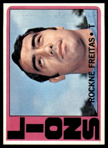 1972 Topps #94 Rockne Freitas VG  Detroit Lions 