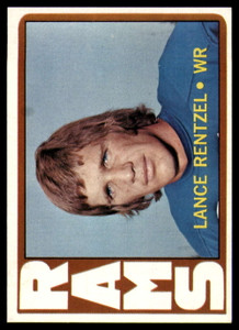 1972 Topps #81 Lance Rentzel VG  Los Angeles Rams 