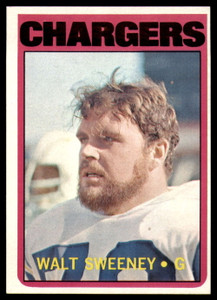 1972 Topps #63 Walt Sweeney VG  San Diego Chargers 