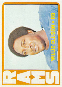 1972 Topps #62 Willie Ellison VG  Los Angeles Rams 