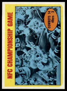 1972 Topps #138 1971 NFC Championship Game VG  Dallas Cowboys/San Francisco 49ers 