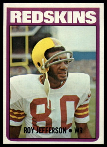 1972 Topps #142 Roy Jefferson VG  Washington Redskins 