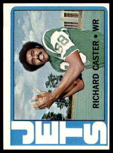 1972 Topps #68 Richard Caster VG  RC Rookie New York Jets 