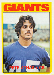 1972 Topps #48 Pete Athas VG  New York Giants 