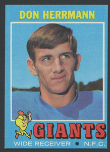 1971 Topps #222 Don Herrmann VG New York Giants 