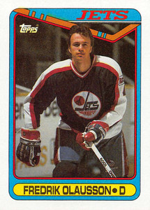 1990-91 Topps #242 Fredrik Olausson VG 
