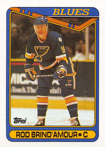SOLD 184880 1990-91 Topps #332 Rod Brind'Amour VG RC Rookie St. Louis Blues 