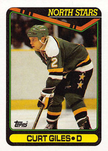 1990-91 Topps #228 Curt Giles VG Minnesota North Stars 