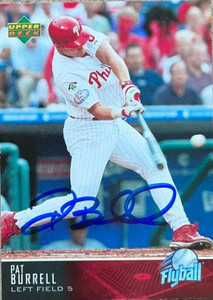 Pat Burrell Autographed 2005 Upper Deck Flyball #174