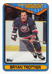 1990-91 Topps #6 Bryan Trottier HL VG 