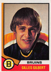 1974-75 Topps #10 Gilles Gilbert VG  Boston Bruins 