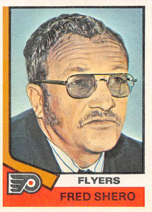 1974-75 Topps #21 Fred Shero/ VG  RC Rookie Philadelphia Flyers 