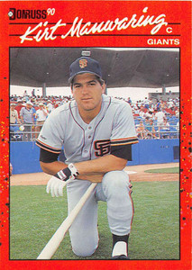 1990 Donruss #59 Kirt Manwaring NM-MT San Francisco Giants 