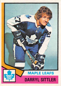 1974-75 Topps #40 Darryl Sittler VG  Toronto Maple Leafs 