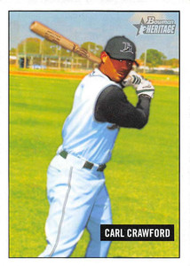 2005 Bowman Heritage #131 Carl Crawford NM-MT Tampa Bay Devil Rays 