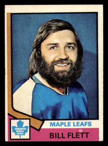 1974-75 Topps #64 Bill Flett VG  Toronto Maple Leafs 