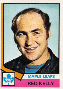 1974-75 Topps #76 Red Kelly CO VG  Toronto Maple Leafs 