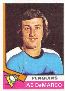 1974-75 Topps #89 Ab DeMarco VG  Pittsburgh Penguins 