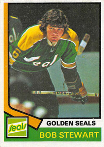 1974-75 Topps #92 Bob Stewart VG  California Golden Seals 