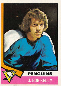 1974-75 Topps #143 J. Bob Kelly VG  RC Rookie Pittsburgh Penguins 