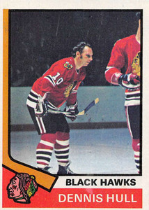 1974-75 Topps #150 Dennis Hull VG  Chicago Blackhawks 