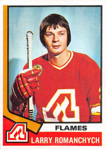1974-75 Topps #157 Larry Romanchych VG  Atlanta Flames 